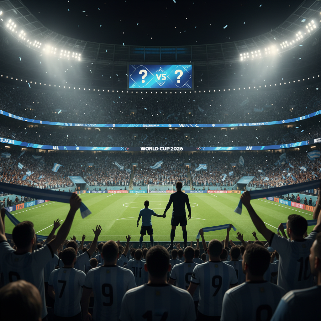 Acción de ataque en la cancha durante la Copa del Mundo 2026 con jugadores en movimiento